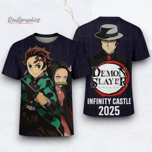 Demon Slayer Infinity Castle 2025 Tanjiro Nezuko Muzan Shirt