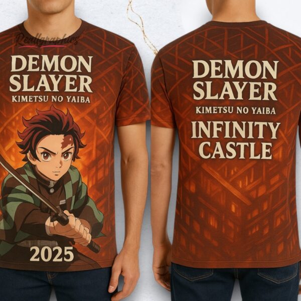 Demon Slayer Infinity Castle 2025 Tanjiro T Shirt