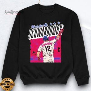 kyle schwarber here for the schwarbomb philadelphia phillies shirt