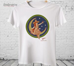 Miller High Life Girl in The Moon Shirt