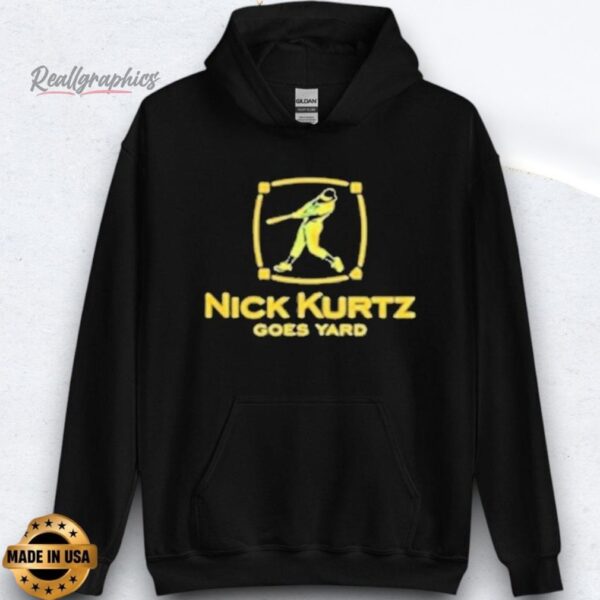 nick kurtz goes yard oakland athletics baseball shirts