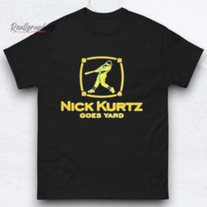 nick kurtz goes yard oakland athletics baseball shirts