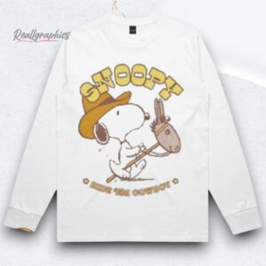 Snoopy Ride Em Cowboy Shirts