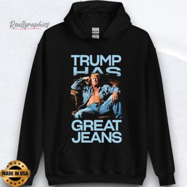 sofa trump has great jeans shirts