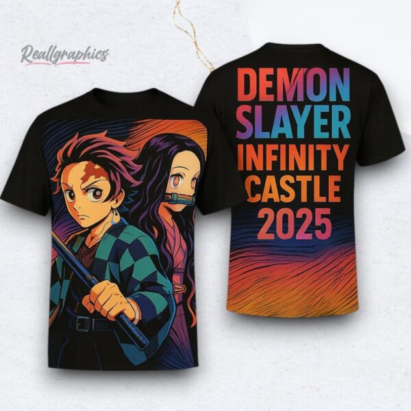 Tanjiro And Nezuko Demon Slayer Infinity Castle 2025 Graphic Shirt