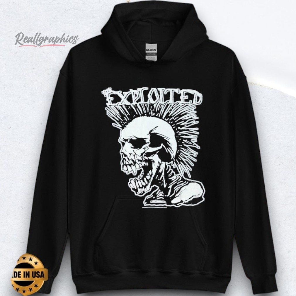 The Exploited Mohican Skull Shirts The Exploited Mohican Skull Shirts