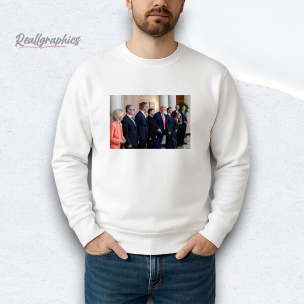 trump zelenskyy and european leaders meeting shirt