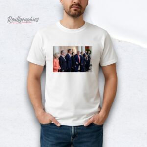 trump zelenskyy and european leaders meeting shirt