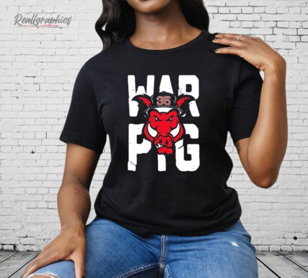 War Pig Arkansas Razorbacks Number 35 Shirt