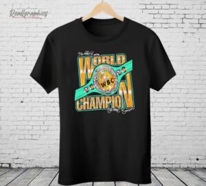 WBC World Champion My Blood Is Green My Heart Gold Boxing Shirt