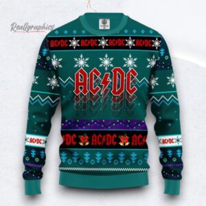 ACDC Band Logo Music Ugly Christmas Sweater