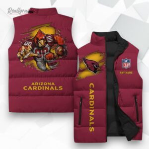 arizona cardinals nfl sleeeless puffer jacket 1 u6fmeh