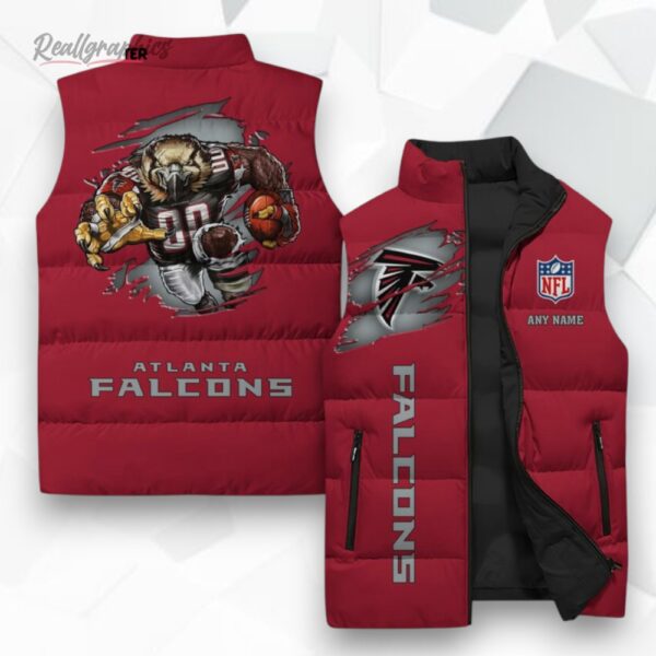 atlanta falcons nfl sleeeless puffer jacket 1 yr1xrl
