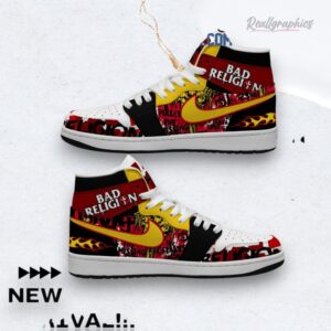 Bad Religion I Want To Conquer The World Music Movie Unisex Trending Air Jordan 1 Shoes