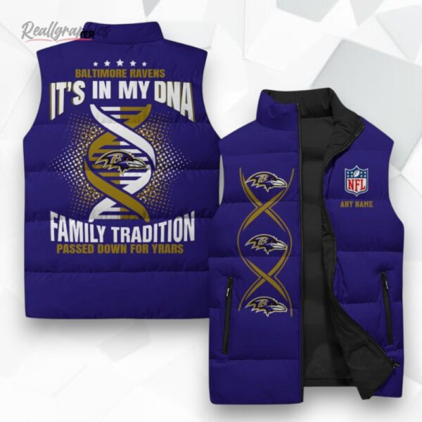 baltimore raens nfl sleeeless puffer jacket 1 rgpyam