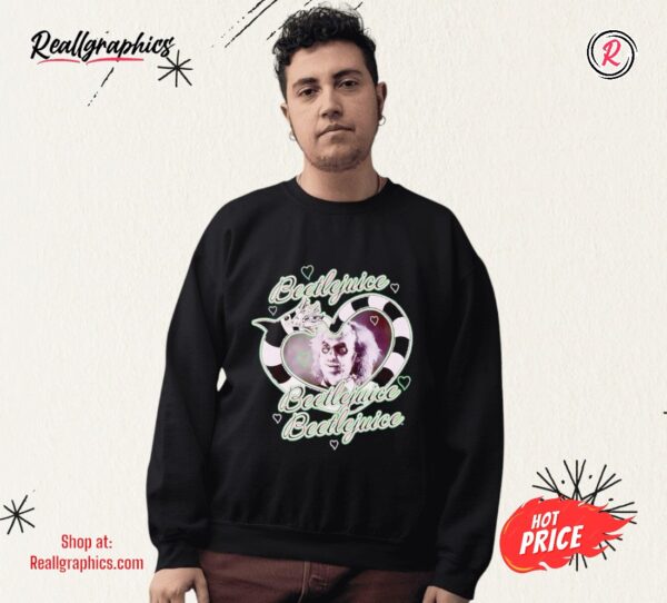 Beetlejuice Sandworm Heart Shirt