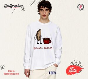 Biscotti Barnes Biscotti And Coffee Player Pun Shirt