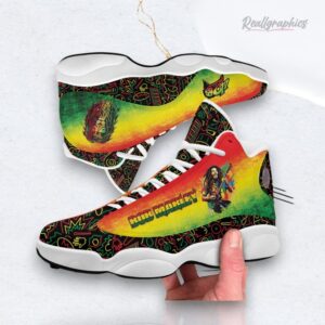 Bob Marley Singer One Love One World Fan Music Air Jordan 13 Shoes