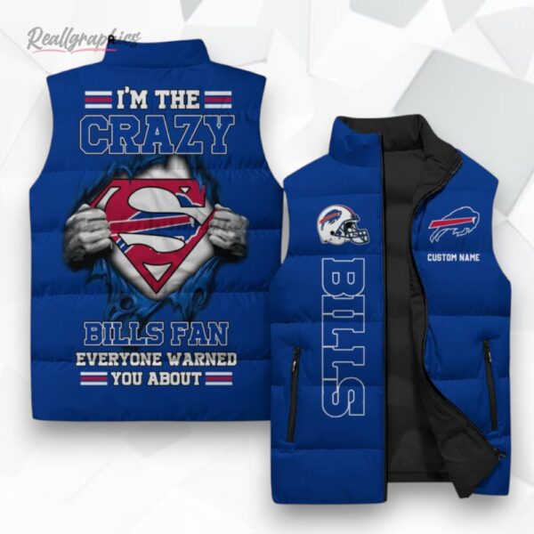 buffalo bills nfl sleeeless puffer jacket 1 g86jkf