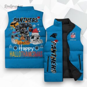 carolina panthers nfl sleeeless puffer jacket 1 gk0u8g