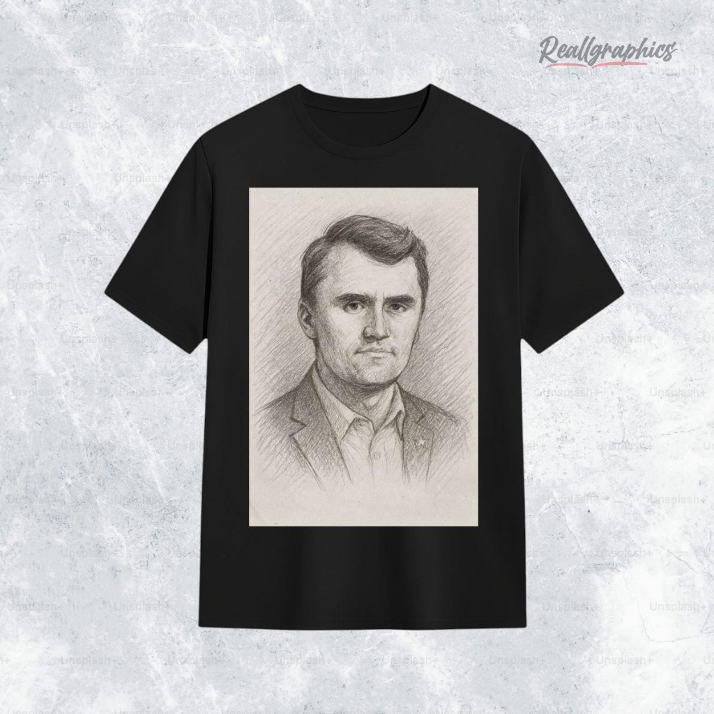 charlie-kirk-memorial-sketch-art-poster-shirt-4_rqkpom Charlie Kirk Memorial Sketch Art Poster Shirt