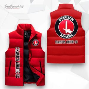 charlton athletic f.c sleeeless puffer jacket 1 clespx
