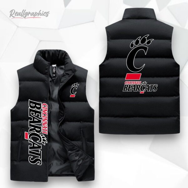 cincinnati bearcats sleeeless puffer jacket 1 bdoenf