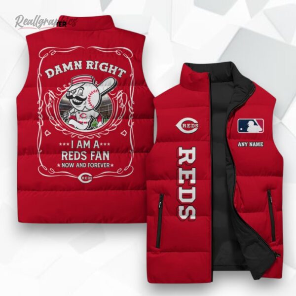 cincinnati reds mlb sleeeless puffer jacket 1 mmgjtq