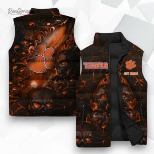 clemson tigers sleeeless puffer jacket 1 hw4ojg