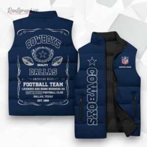 dallas cowboys nfl sleeeless puffer jacket 1 xyerm8