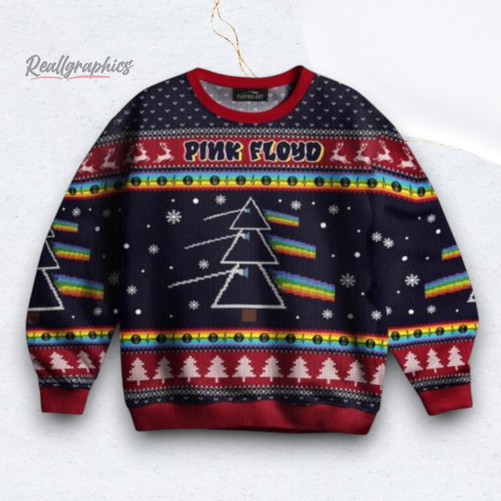 Dark Side Of Christmas Pink Floyd Ugly Christmas Sweater Dark Side Of Christmas Pink Floyd Ugly Christmas Sweater