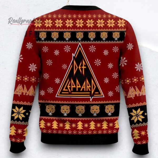 Def Leppard 1983 United States Tour Christmas Ugly Sweater