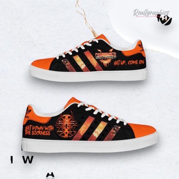 Disturbed Get Down With The Sickness Music Get Up Come On Fan Skateboard Sneaker