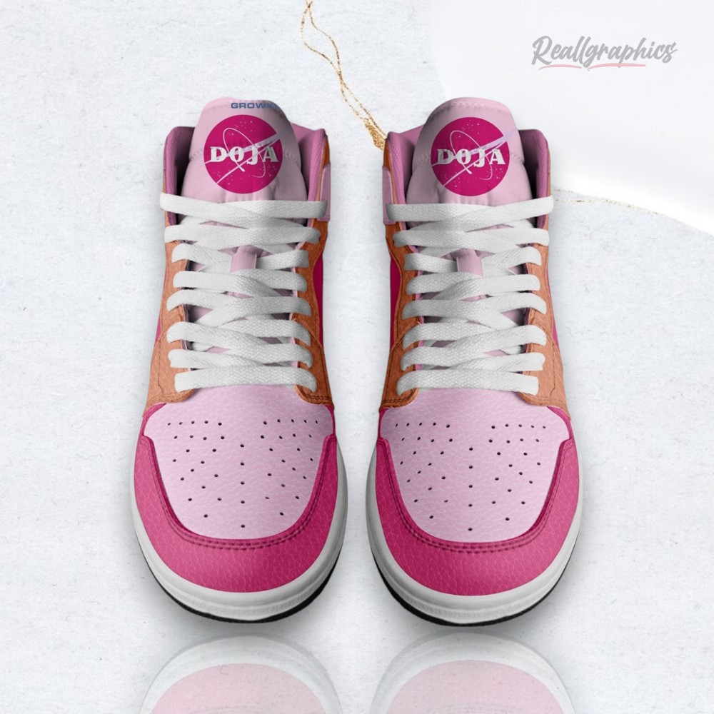 Doja Cat Singer Paint The Town Red Fan Love Music Air High Top Sneaker Boots Doja Cat Singer Paint The Town Red Fan Love Music Air High Top Sneaker Boots