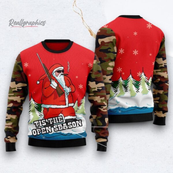 Duck Hunting Cute Santa Claus Duck Hunting Christmas Ugly Sweater For Men And Women Christmas Gift Christmas Winter Fashion 6392