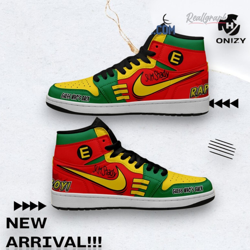 Eminem Rapper Without Me Guess Whos Back Ronin Slim Shady Unisex Trending Air Jordan 1 Shoes Eminem Rapper Without Me Guess Whos Back Ronin Slim Shady Unisex Trending Air Jordan 1 Shoes