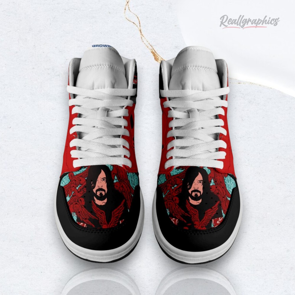 Foo Fighters Everything Or Nothing At All Tour Music Air High Top Sneaker Boots Foo Fighters Everything Or Nothing At All Tour Music Air High Top Sneaker Boots