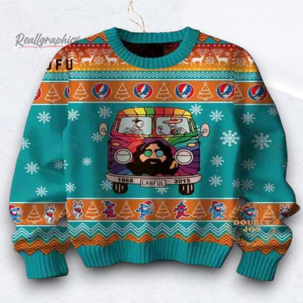 Grateful Dead Dancing Through A Grateful Christmas Sweater