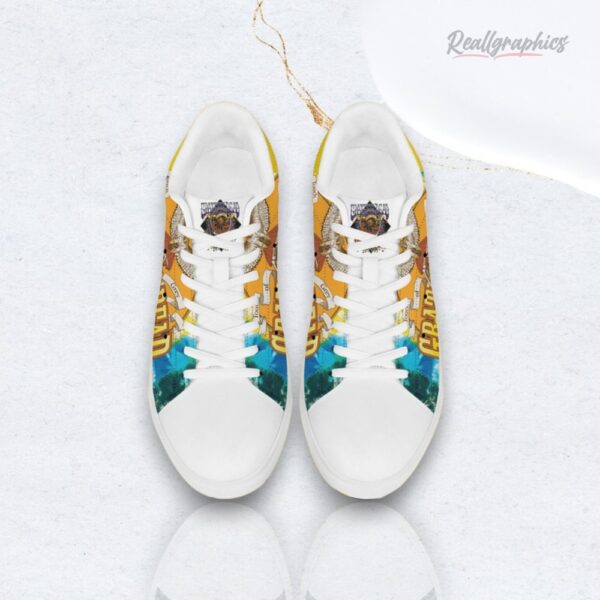 Grateful Dead Music The Dancing Bear Touch Of Grey Skateboard Sneaker