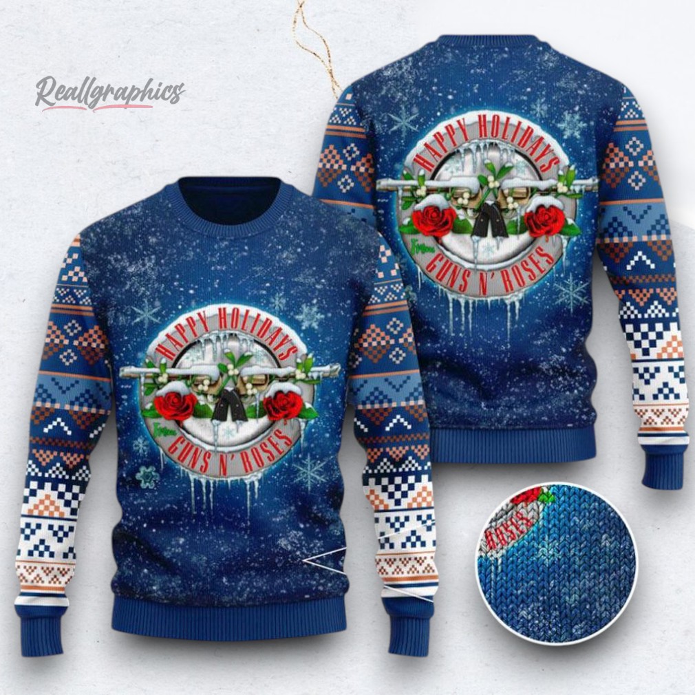 Guns N’ Roses Music Fans Gift Ugly Christmas Sweater Guns N’ Roses Music Fans Gift Ugly Christmas Sweater