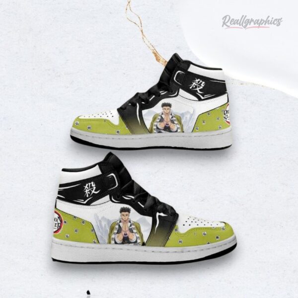 Gyomei Himejima Demon Slayer Anime Movie Unisex Trending Air Jordan 1 Shoes