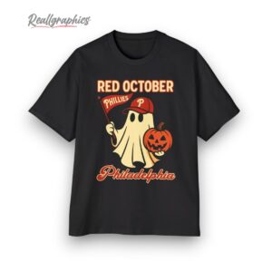 Halloween Ghost Phillies Red October Shirt