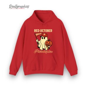 Halloween Ghost Phillies Red October Shirt