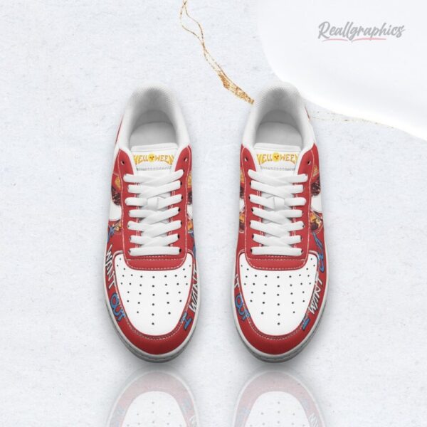 Halloween Helloween I Want Out Happy Happy Anniversary Air Force Shoes