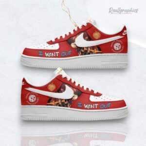 Halloween Helloween I Want Out Happy Happy Anniversary Air Force Shoes