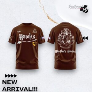 Hawthorn Hawks Football Team X Harry Potter Night Unisex 3D Over Printed Shirt