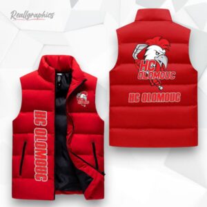 hc olomouc sleeeless puffer jacket 1 cskrzm