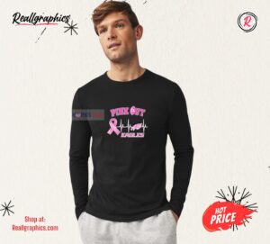 Heartbeat Pink Out Philadelphia Eagles Breast Cancer Shirt