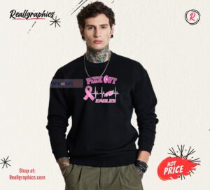 Heartbeat Pink Out Philadelphia Eagles Breast Cancer Shirt