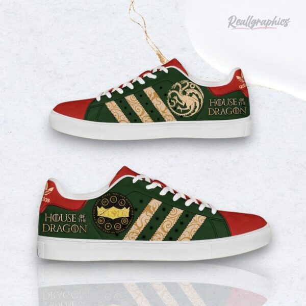 House Of The Dragon Team Green Pick Your Side Fan Movie Music Skateboard Sneaker
